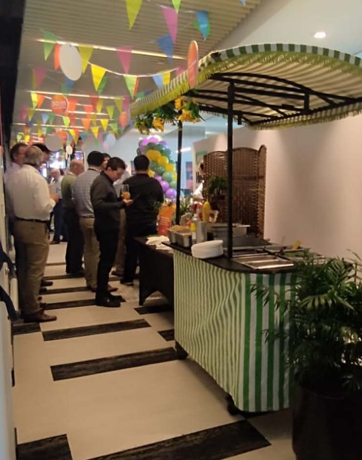 carrito de comida para eventos